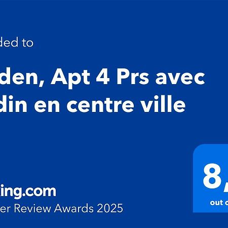 L'Eden, Apt 4 Prs Avec Jardin En Centre Ville Дижон Екстериор снимка
